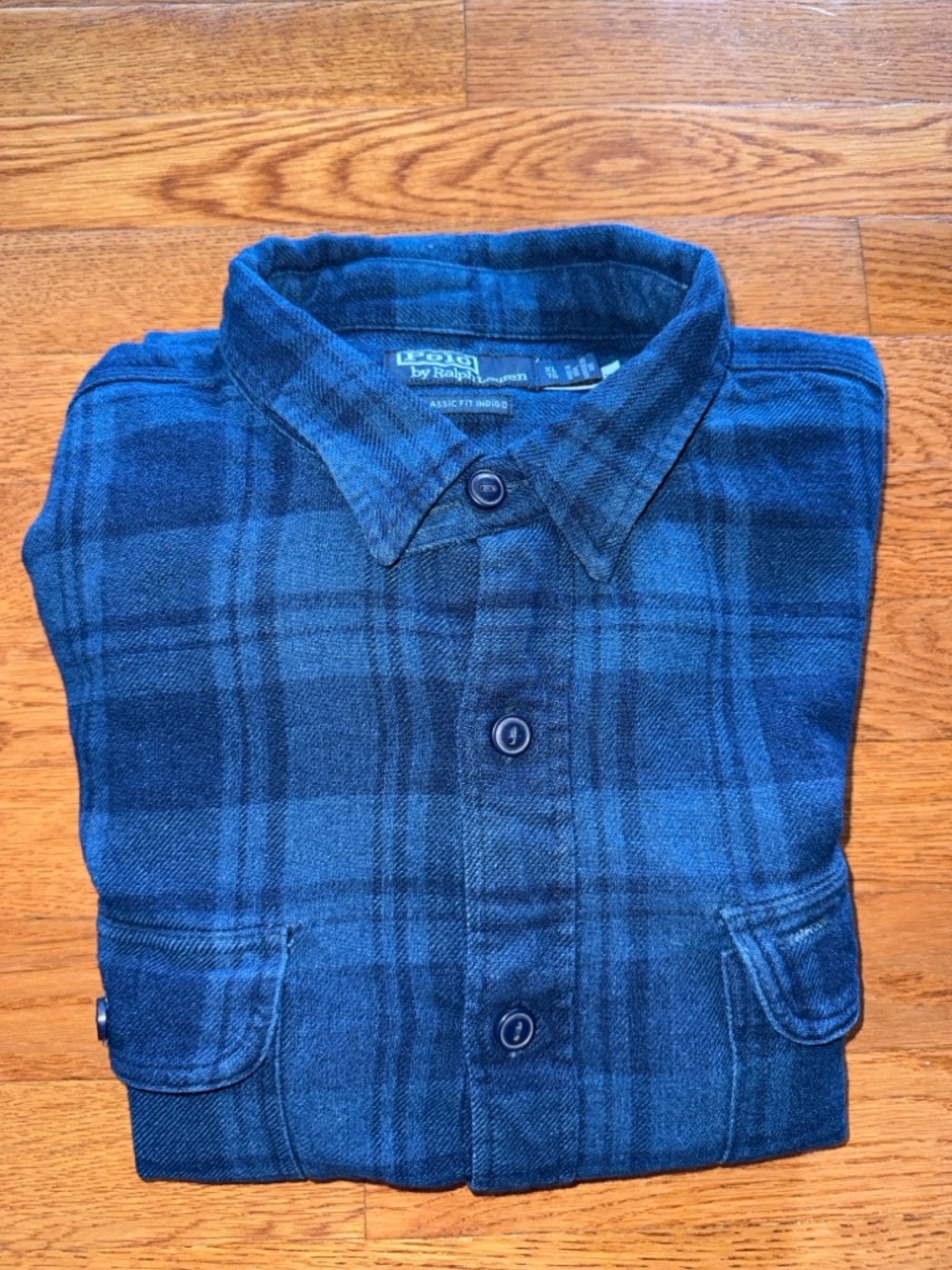Ralph Lauren Polo Indigo Classic Fit Shirt - Picture 6 of 6